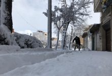غافلگیری شهروندان در یک صبح برفی